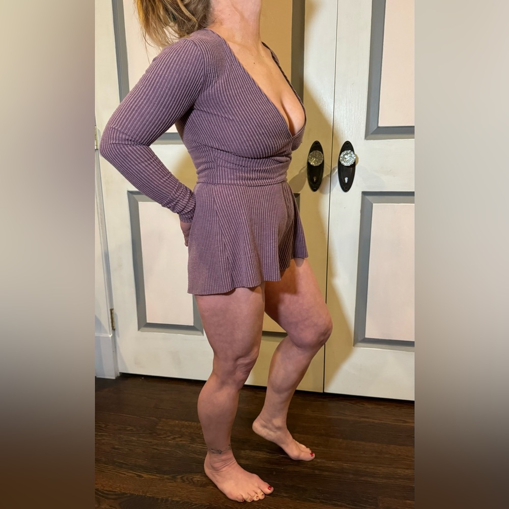 Urban Outfitters ‘Out From Under’ - Ribbed Stretch Jumpsuit Romper - Picture 3 of 8